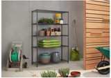 Trinity Anthracite 5-Shelf Steel Wire Shelving Unit Black - BRAND NEW in Box - Image 5