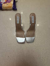Steve Madden Clear Heeled Sandals - Image 1