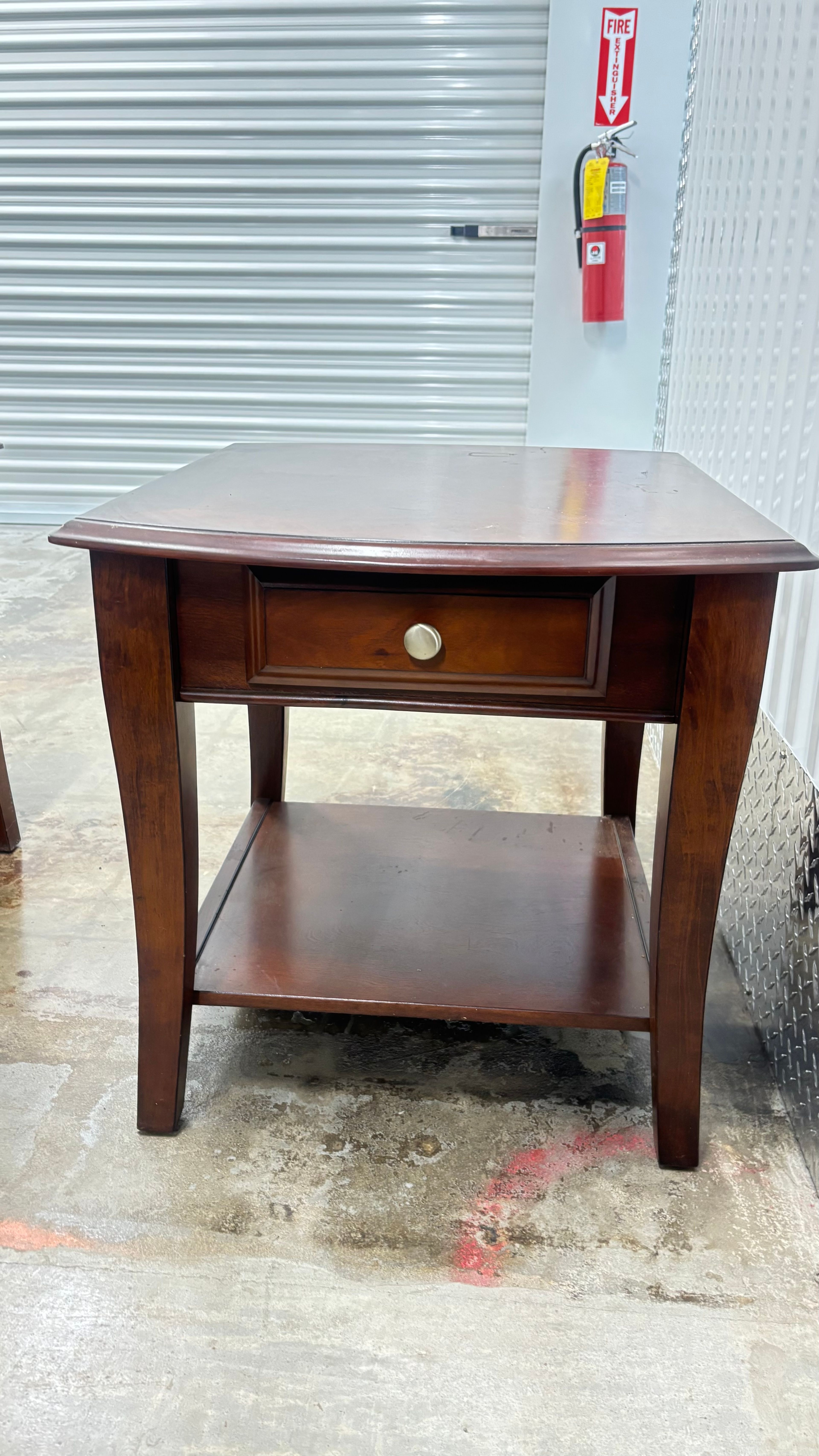 Rubin Furniture Lincoln Park Brown Wood End Table with Drawer - Image 7