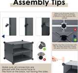 KOUSI Portable Shoe Rack Organizer 12-Cube - Image 2
