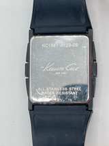 2 Kenneth Cole KC1342 Digital Black Leather Strap Watch - Image 2