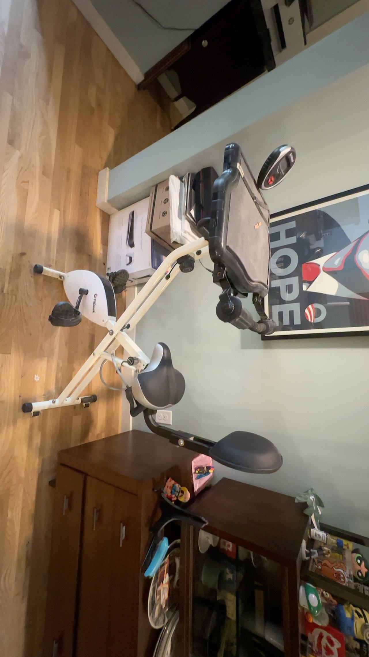 FitDesk 3.0 Desk Bike Black