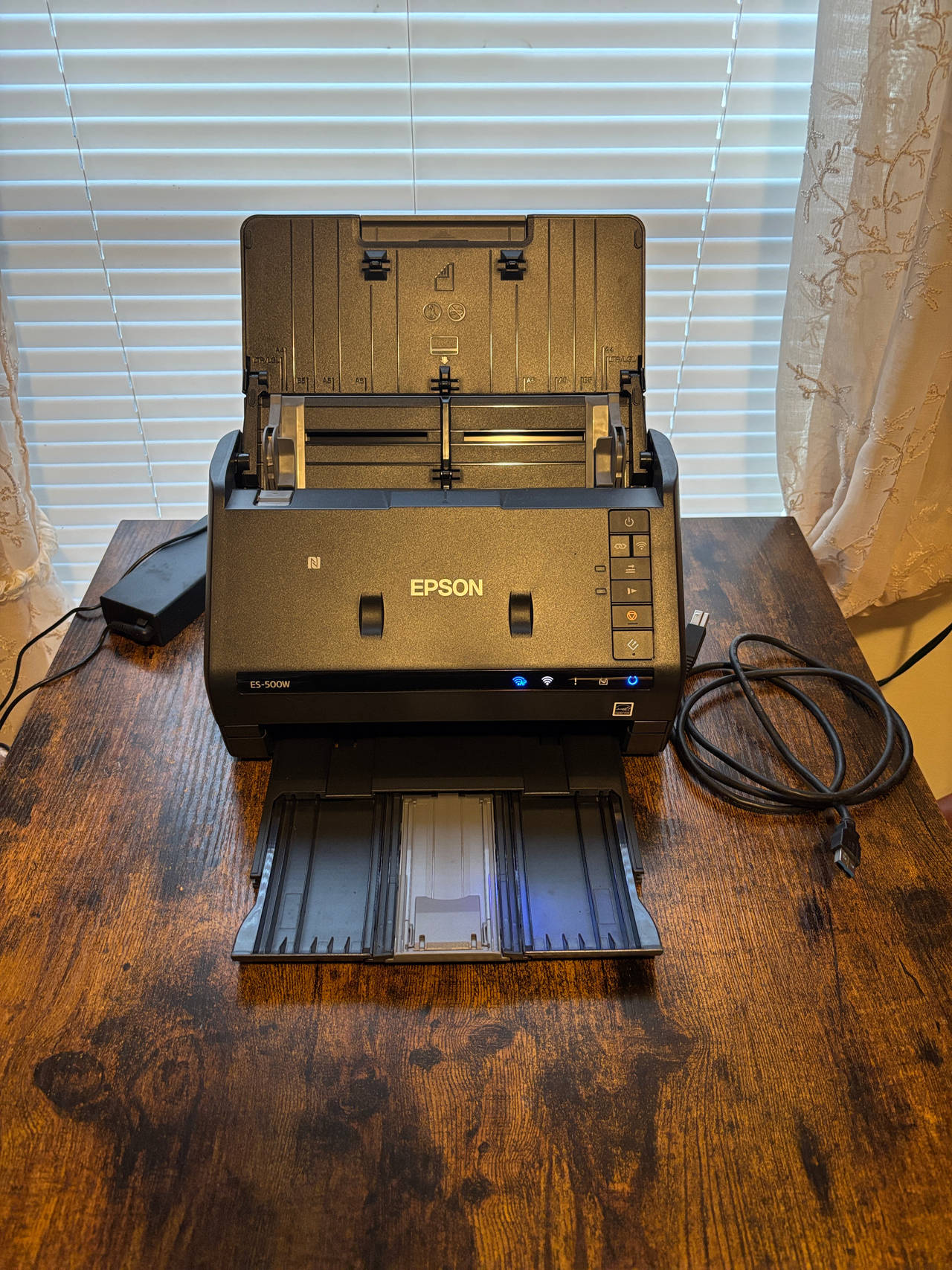 Epson WorkForce ES-500W Wireless Duplex Document Scanner