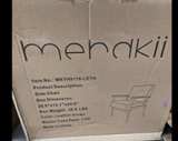 New Set 4 Merakii Brown Side Chairs - Image 1