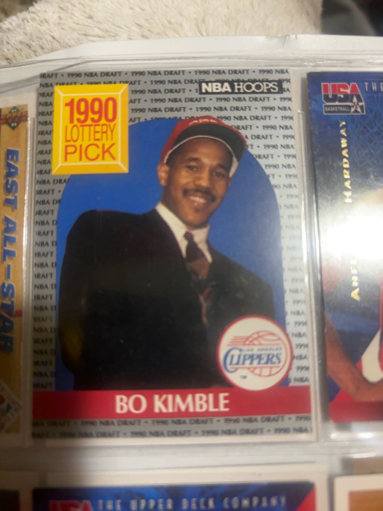 NBA Hoops Bo Kimble Rookie Card 1990 #397