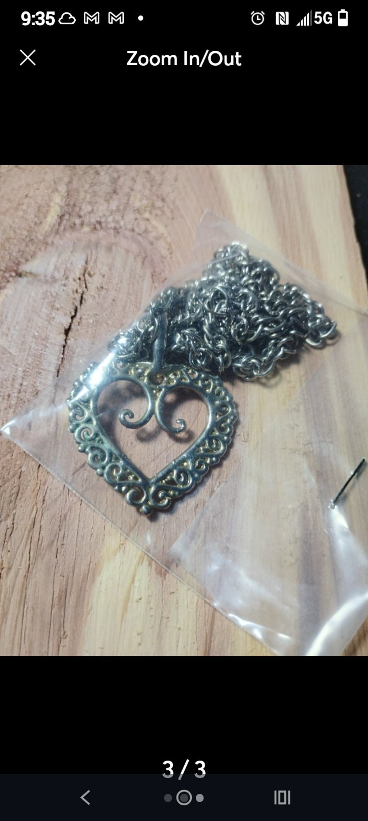 Brighton Scroll Heart Necklace