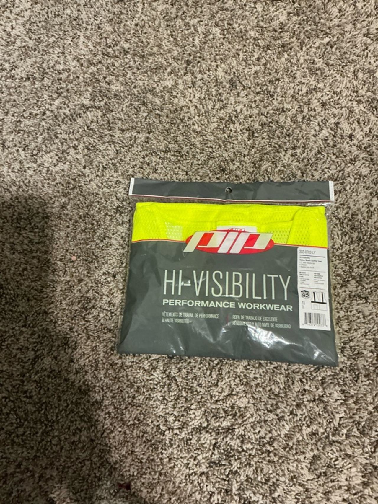 PIP Hi-Visibility Yellow Mesh Safety Vest