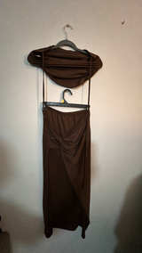 SHEIN - Brown Two Piece Skirt Set - Image 2