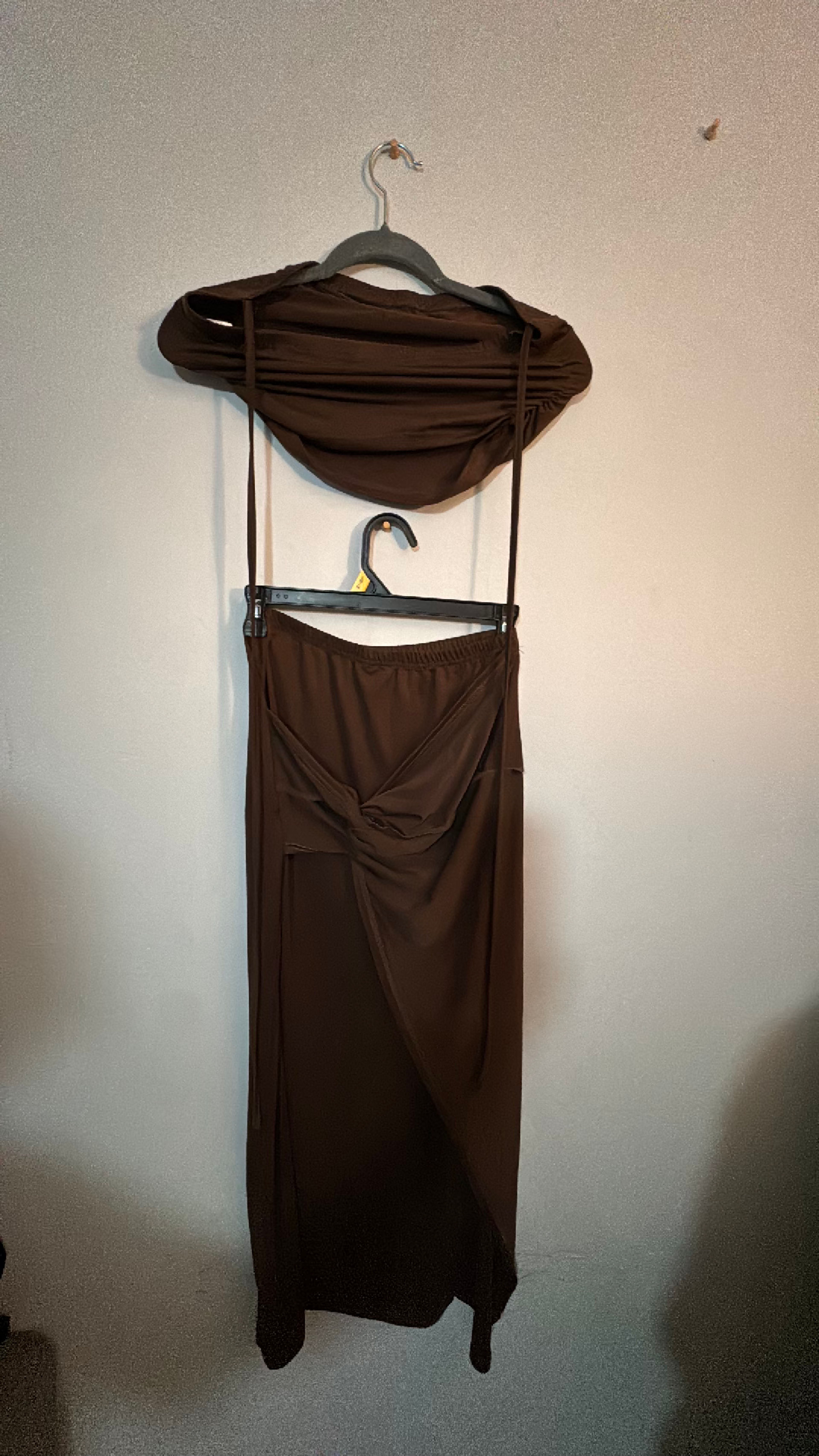 SHEIN - Brown Two Piece Skirt Set - Image 2