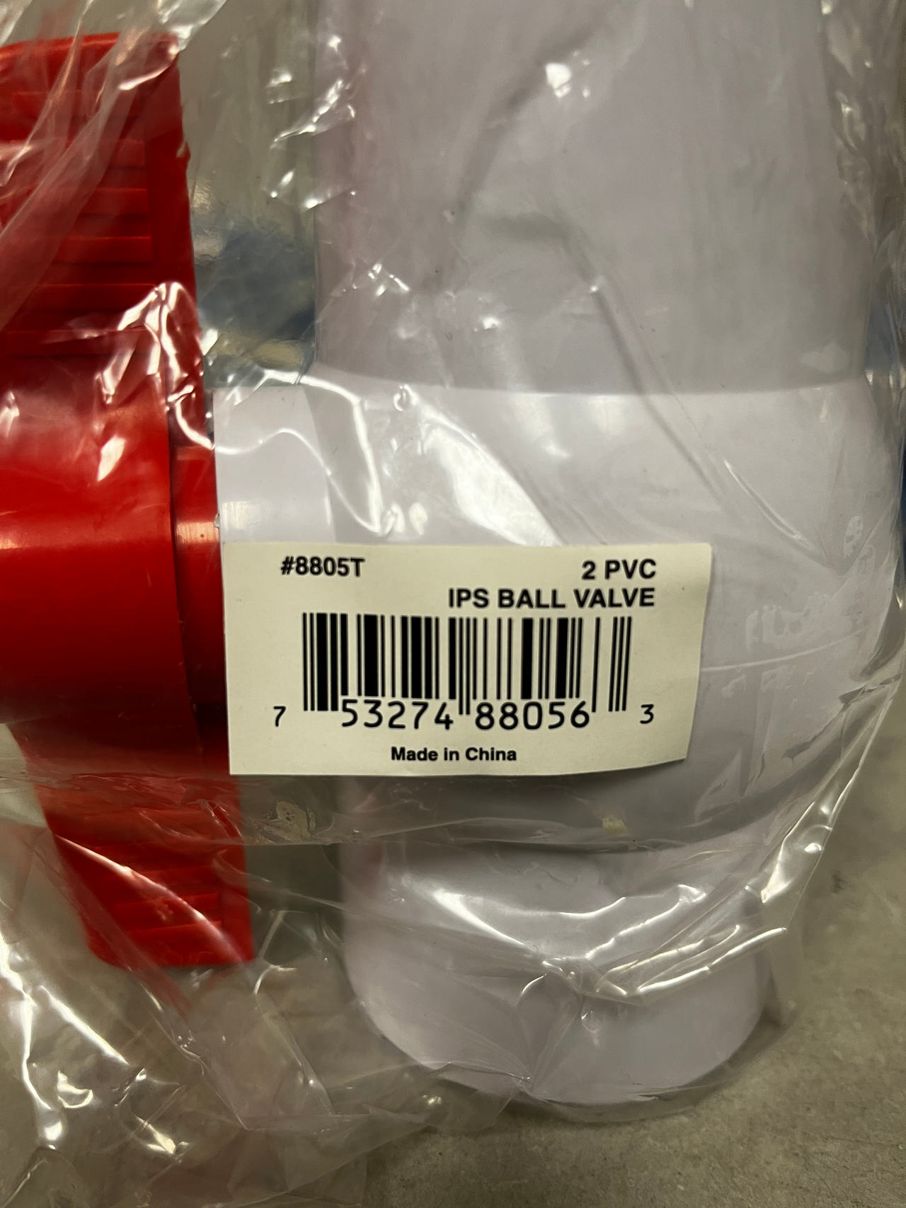 2" PVC IPS Ball Valve