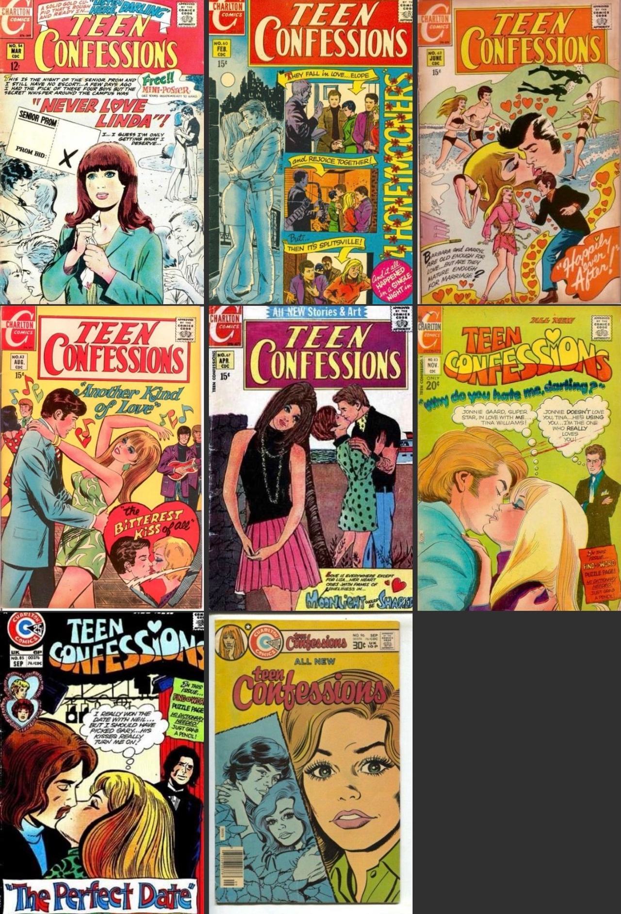 Teen Confessions Comic Book Lot