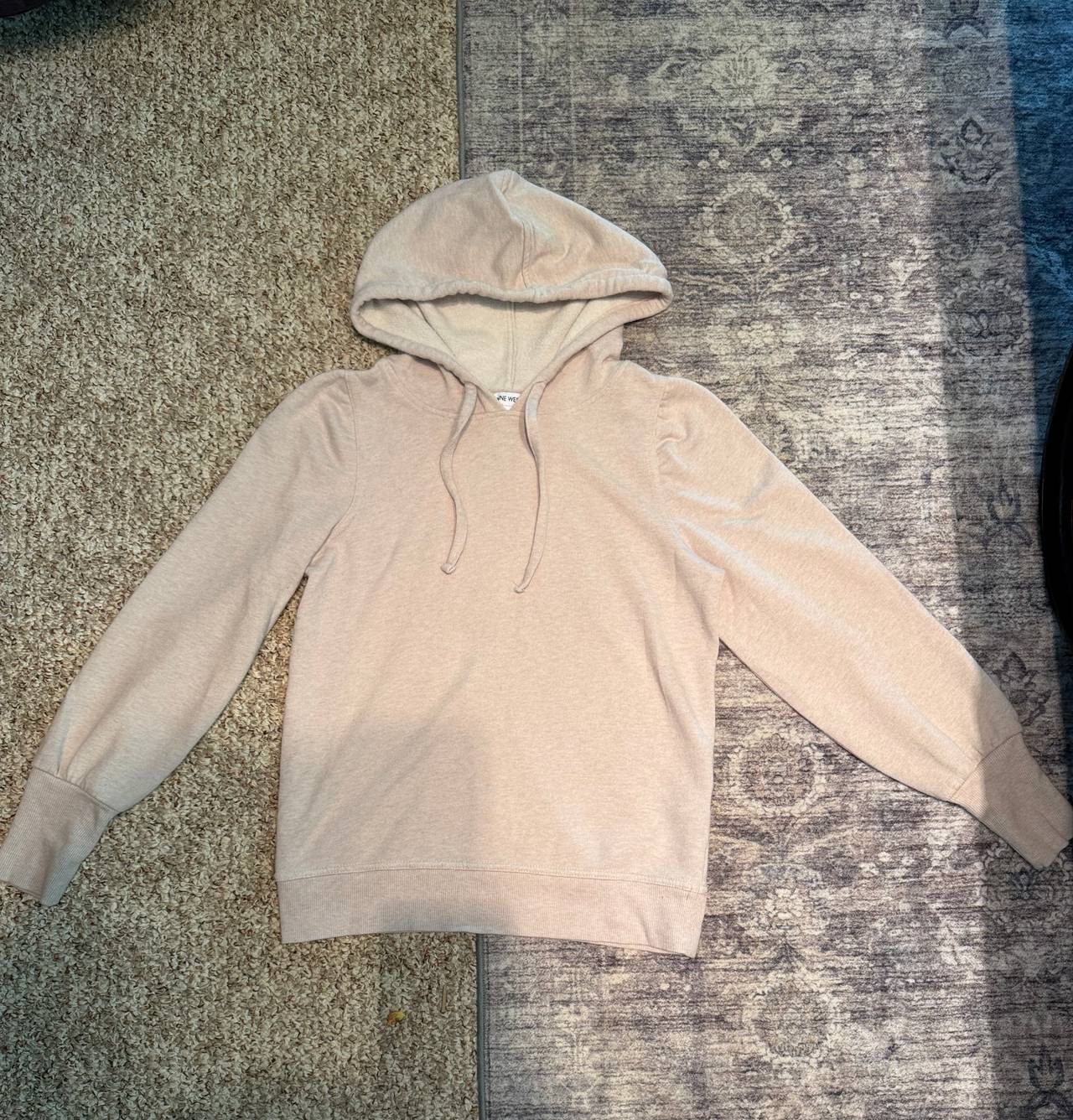 Nine West Women's Puff Sleeve Hoodie