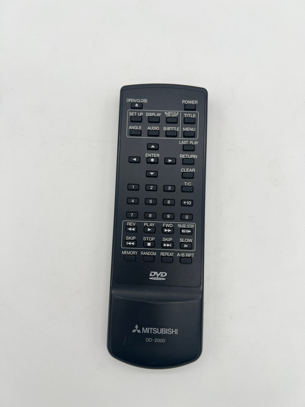 Mitsubishi DD-2000 DVD Remote Control OEM Original Untested w/ Battery Cover