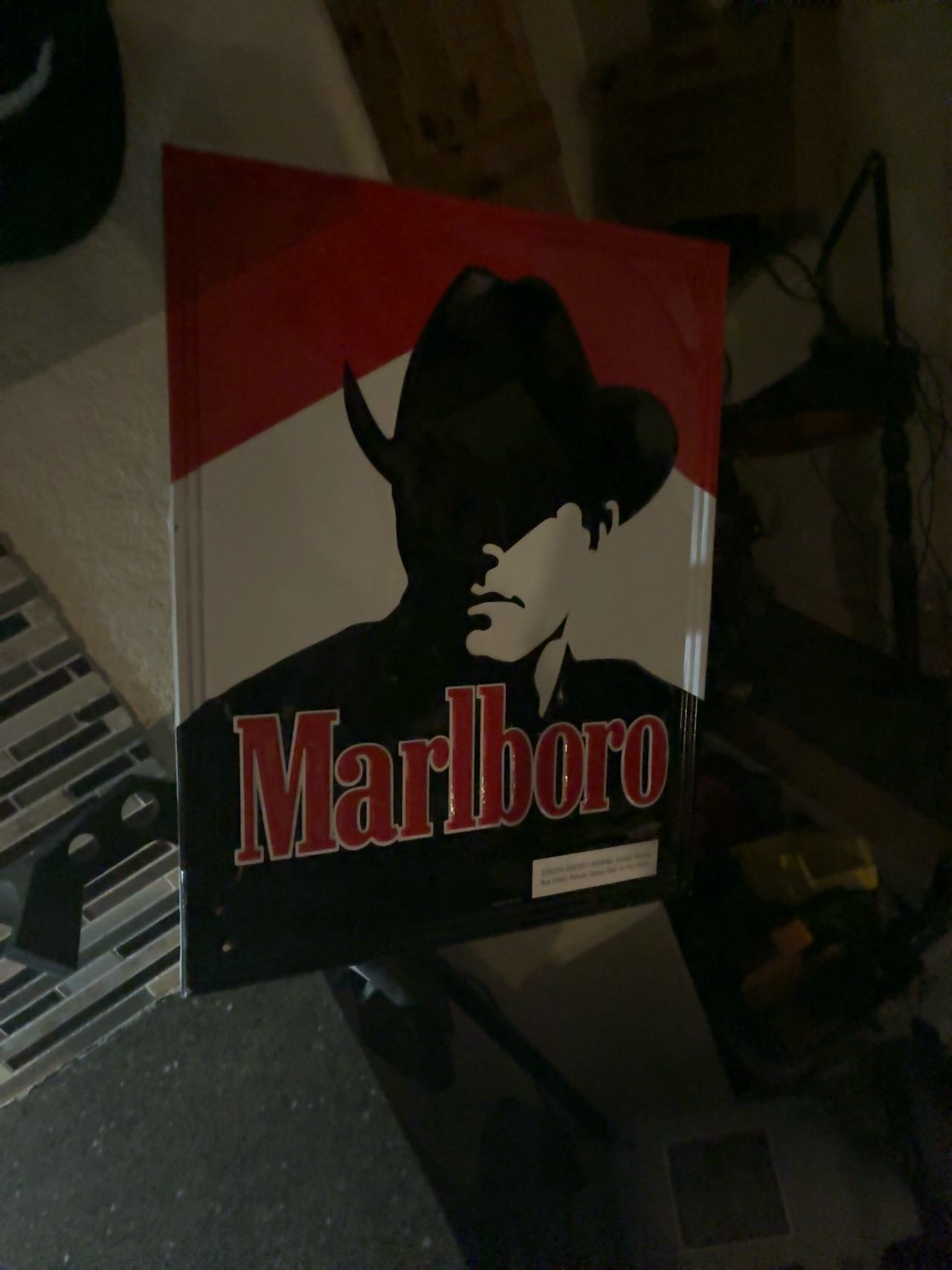 Marlboro Man Vintage Sign