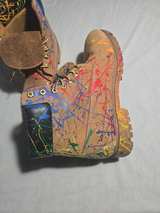Rare Timberland Premium Paint Splatter Boots Mens Size 13 Never worn - Image 6