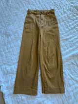 Everlane Women's High-Rise Wide-Leg Crop Pant Tan Brown - Image 1