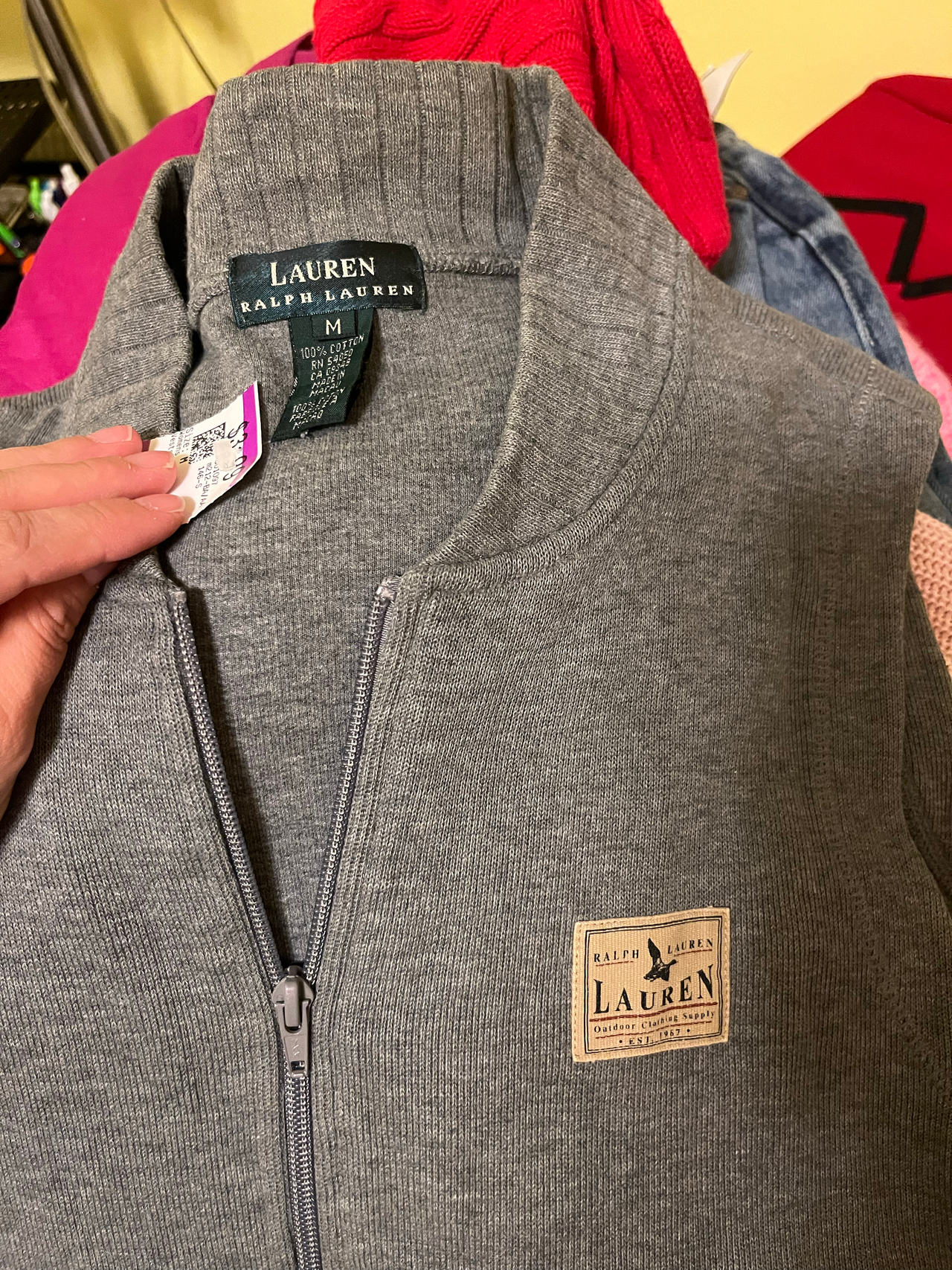 Lauren Ralph Lauren Full-Zip Sweater