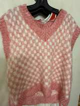 FRNCH Paris Pink Checkered Knit Sweater - Image 5