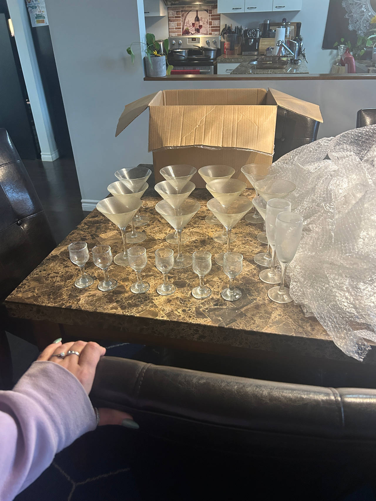 Vintage Stemware Set