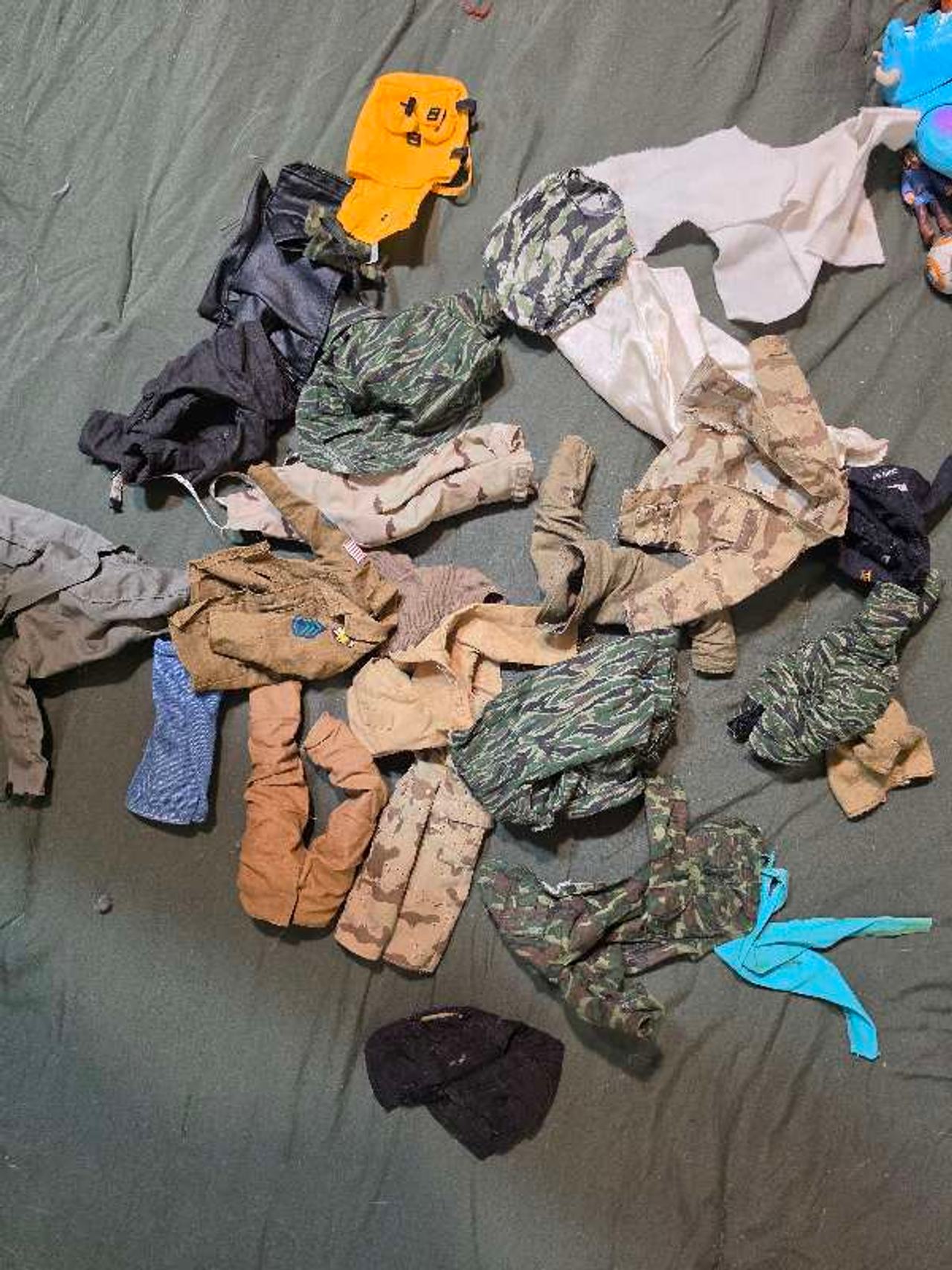 Vintage and Modern G.I. Joe 1/6 Scale Clothing Lot