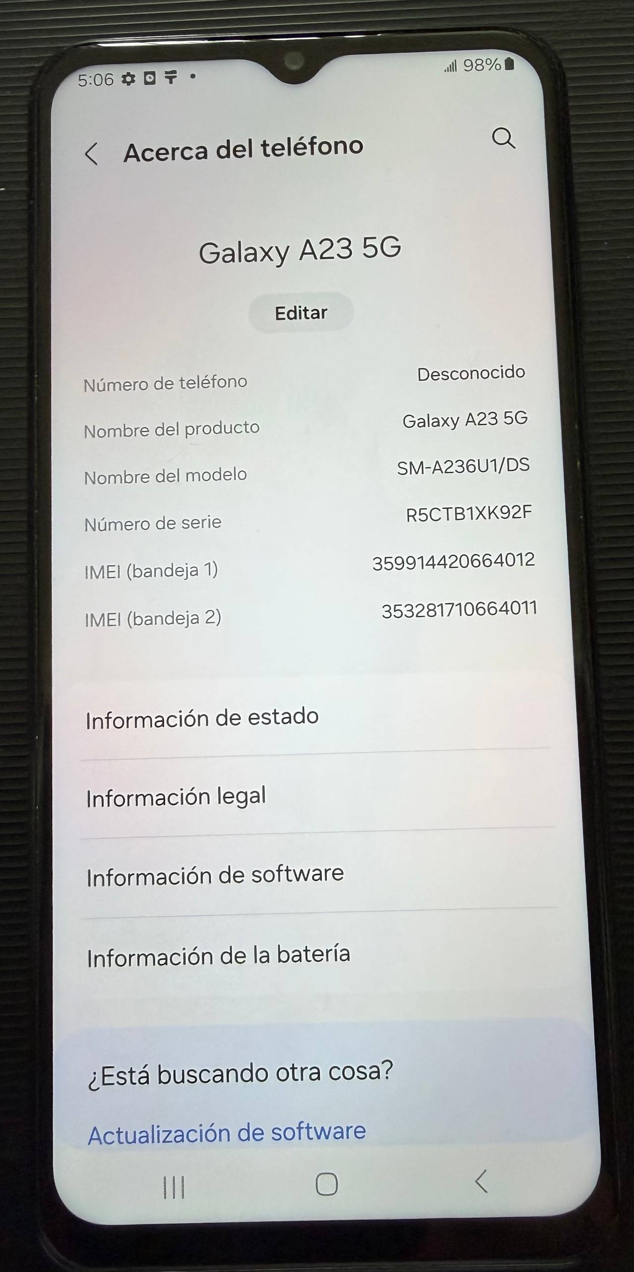 Samsung Galaxy A23 5G Locked to T-Mobile