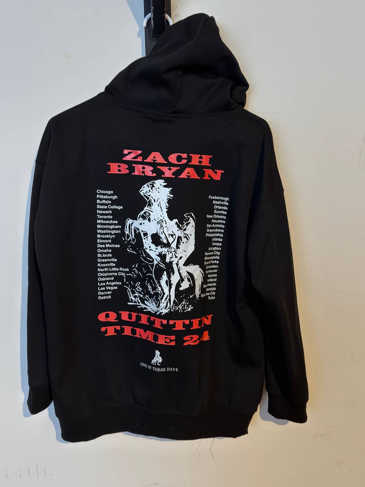 Zach Bryan Quittin Time Tour 2024 Hoodie