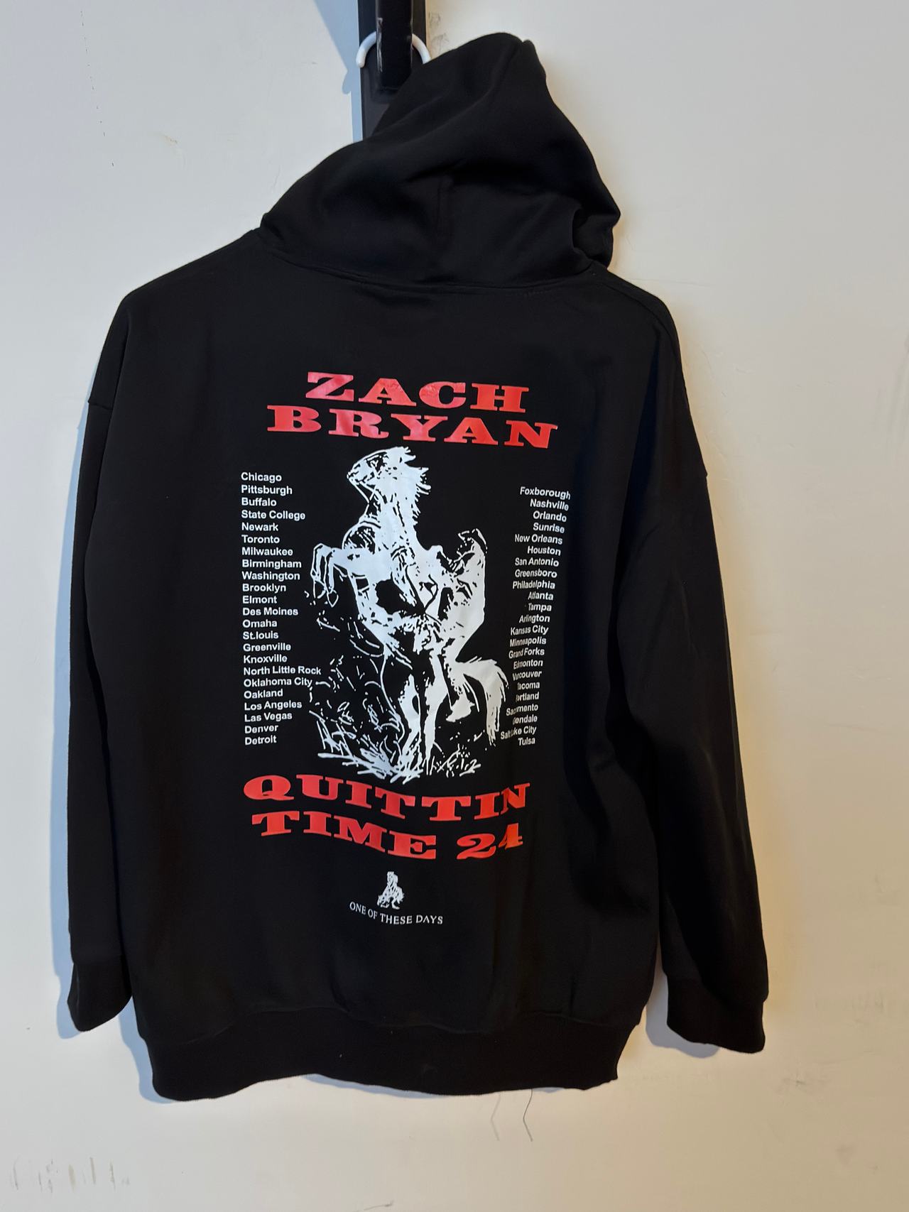 Zach Bryan Quittin Time Tour 2024 Hoodie