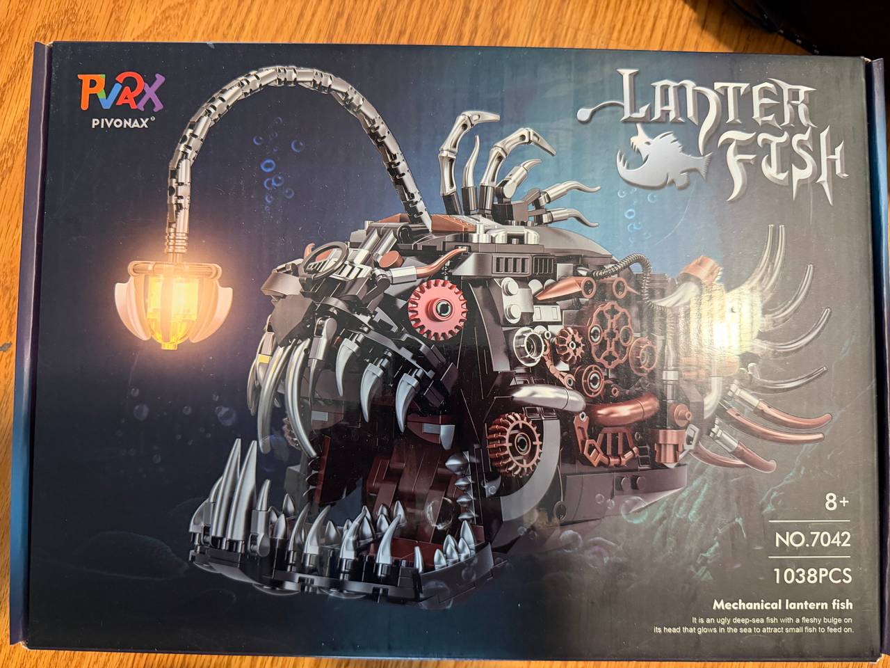 Pivonax Mechanical Lantern Fish 7042 Building Block Set