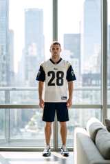 Reebok St. Louis Rams Marshall Faulk #28 Jersey - Image 2