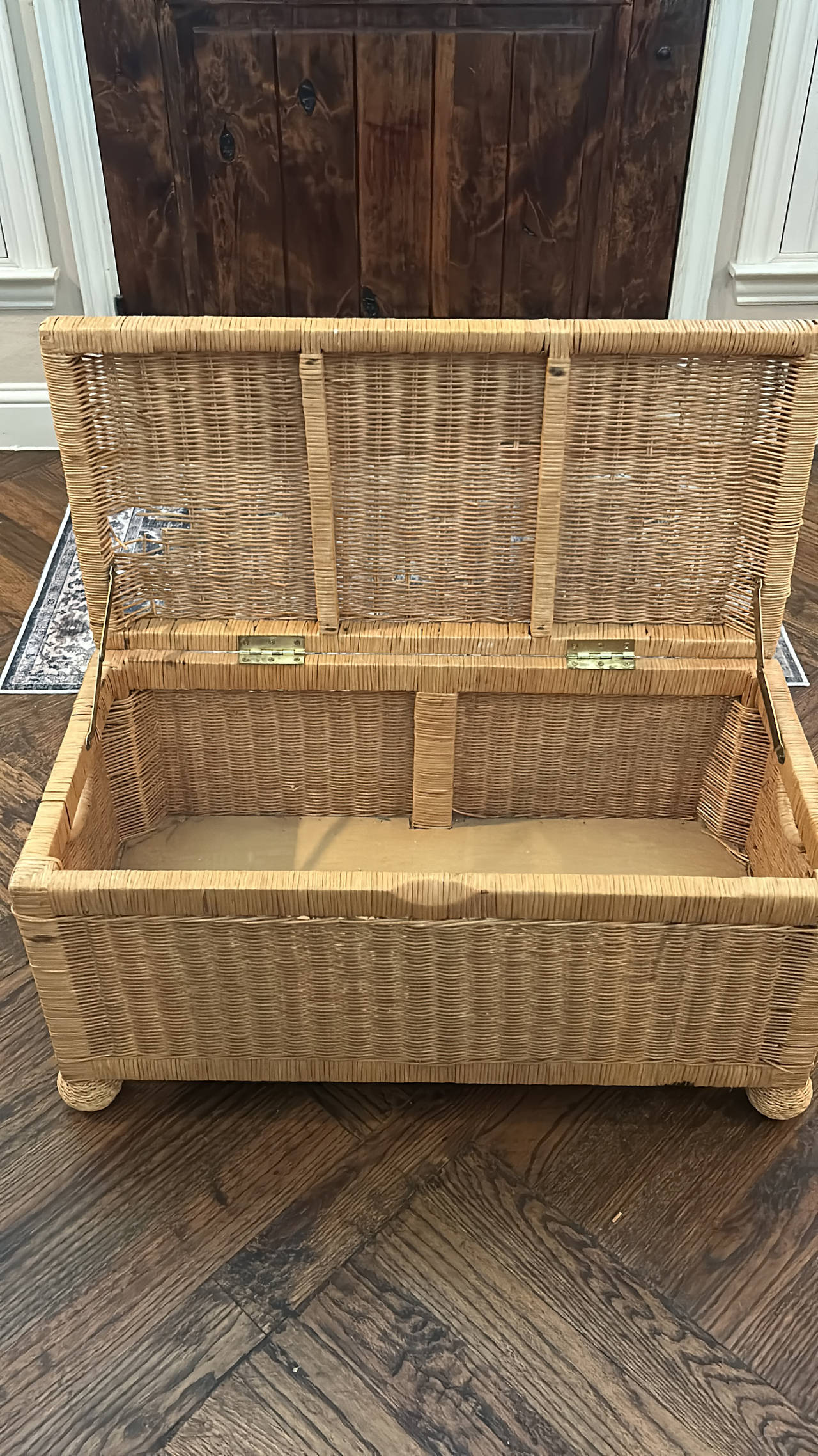 Wicker Storage Chest