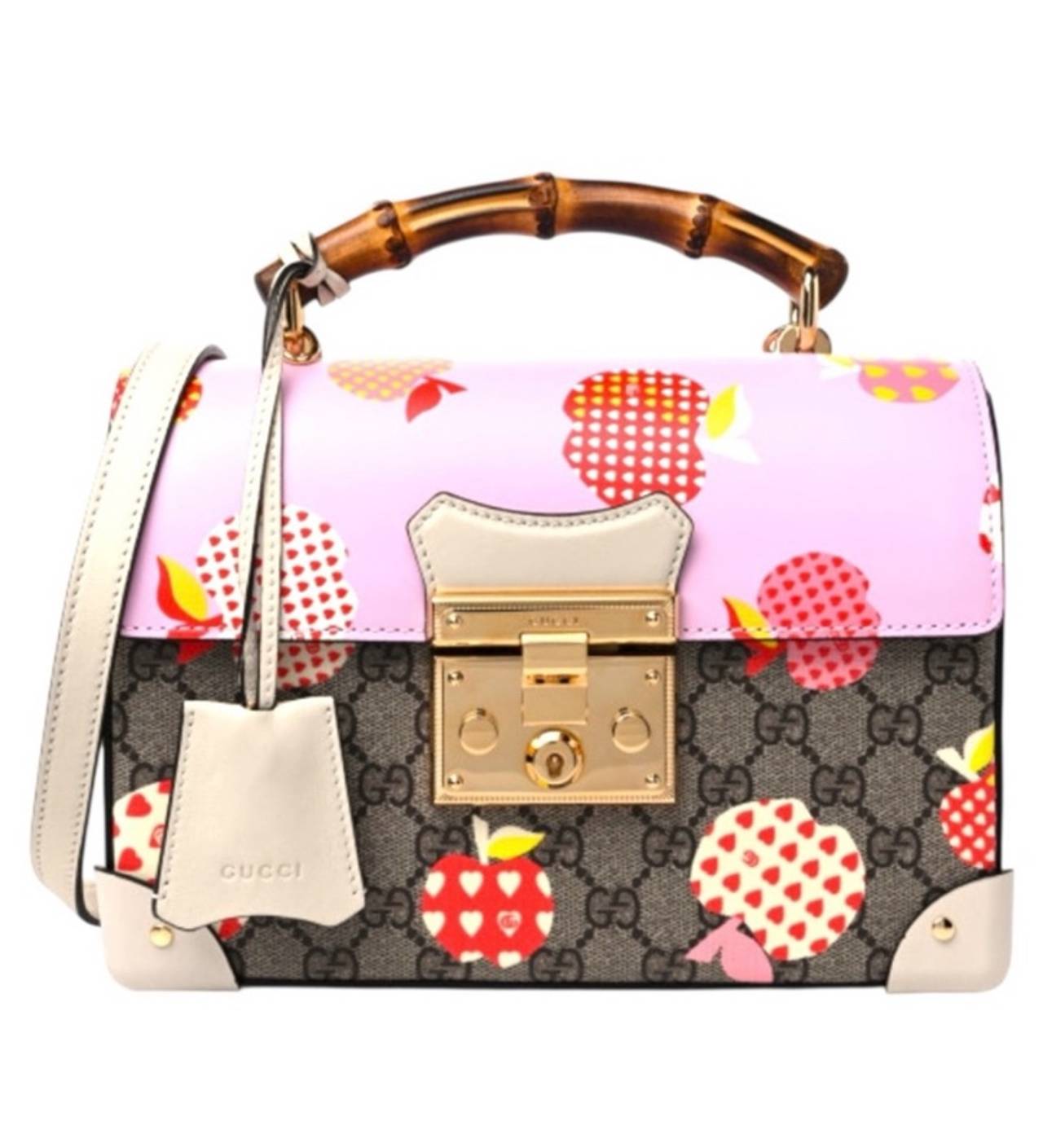 Gucci Les Pommes Padlock Bag Apple Print