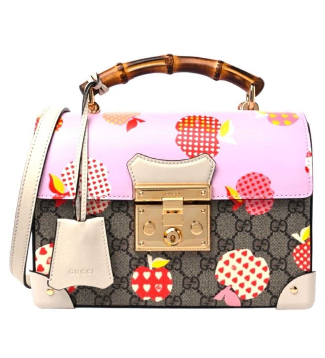 Gucci Les Pommes Padlock Bag Apple Print