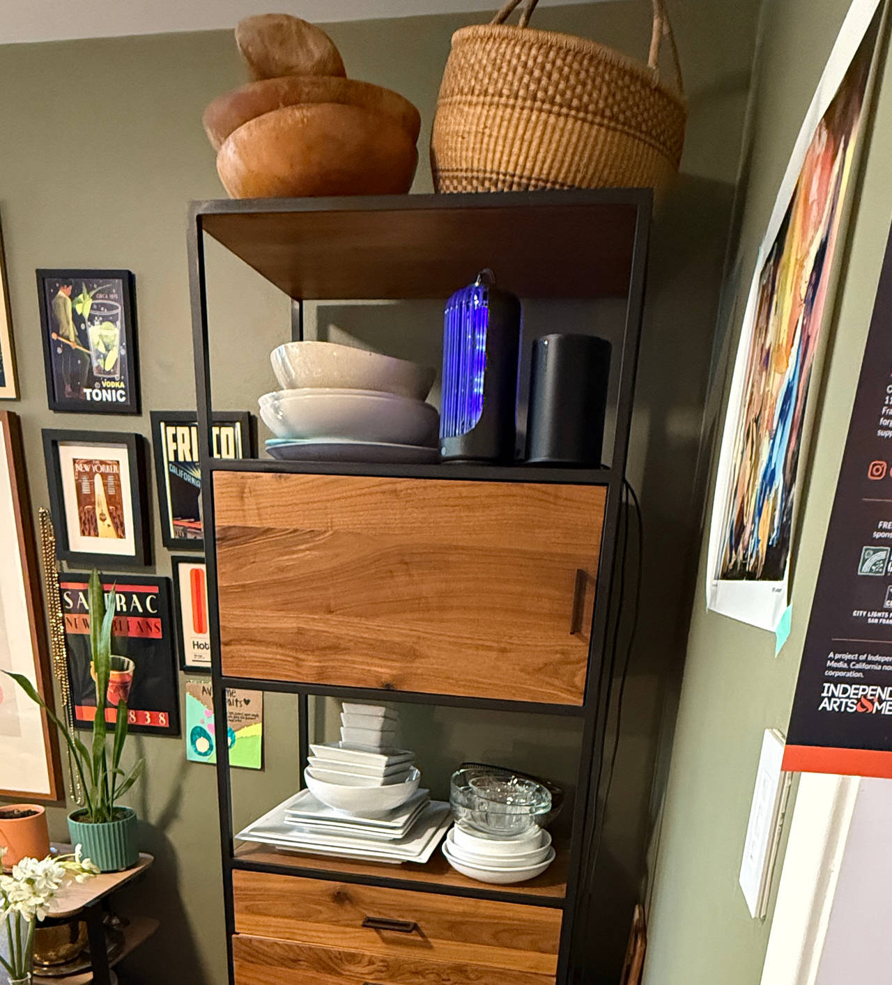 West Elm Industrial Storage Bookcase