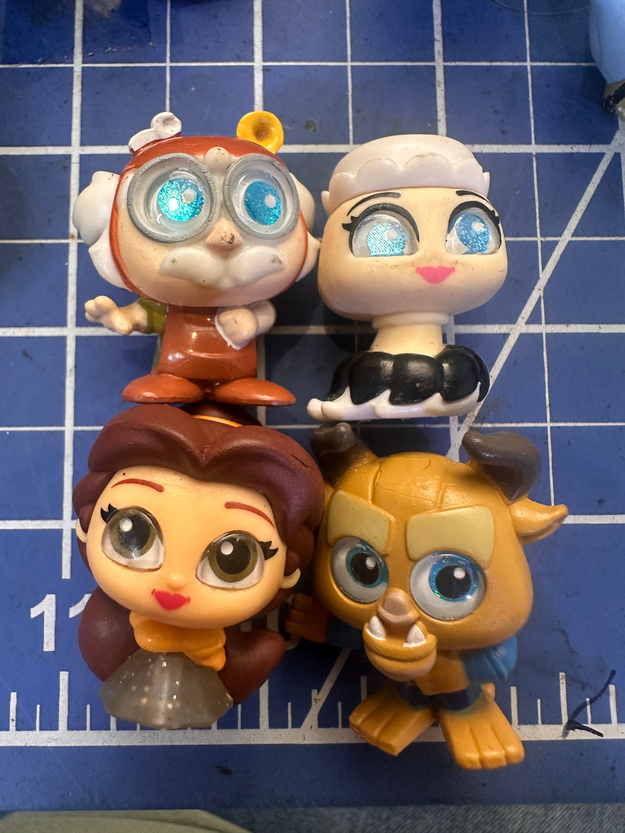 Disney Doorables Beauty and the Beast Figures Lot