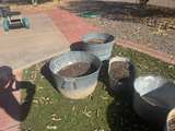 Vintage Metal Tin Can Rusty Steampunk Trash Pail- $20 Each - Image 2