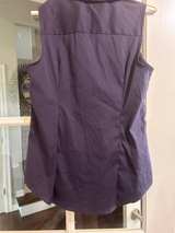 Ann Taylor button down sleeveless blouse in plum - Image 2