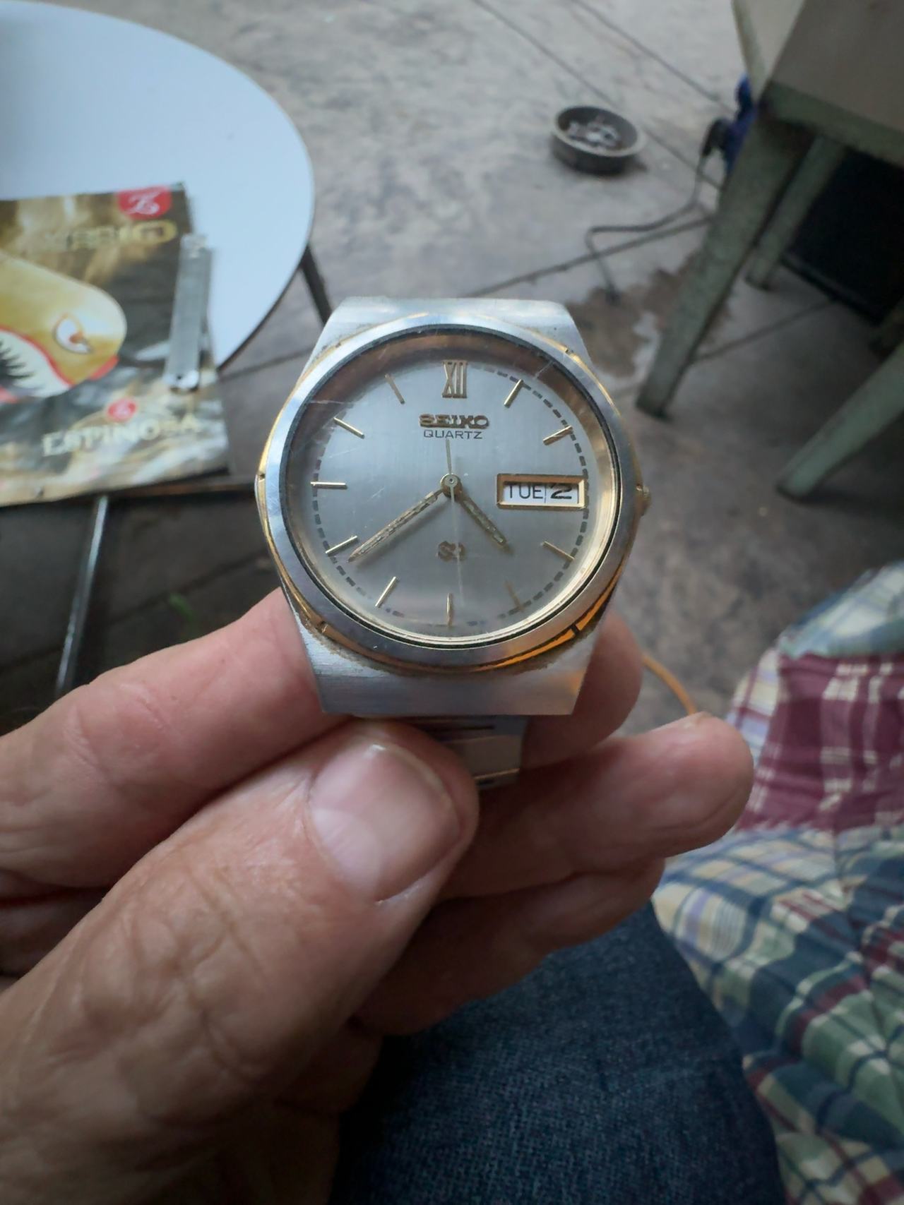 Seiko SQ Vintage Men's Two-Tone Quartz Watch