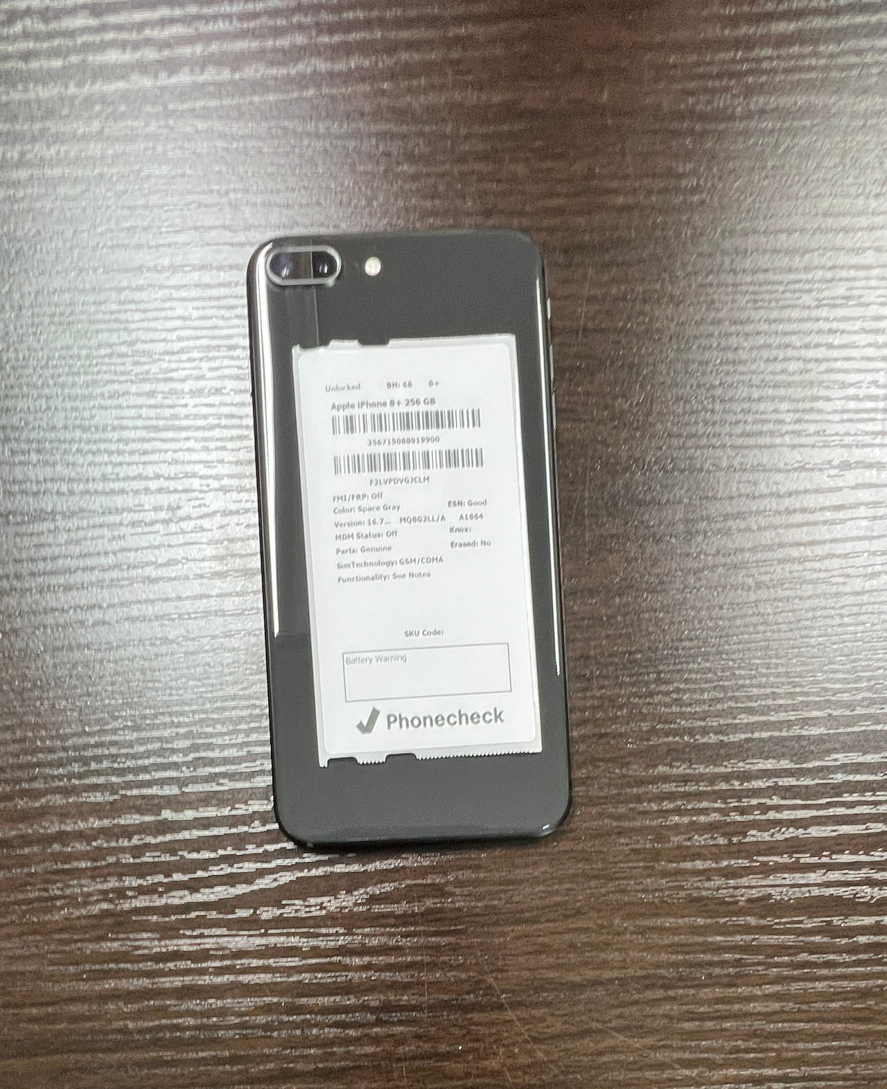 Apple iPhone 8 Plus 256GB Space Gray