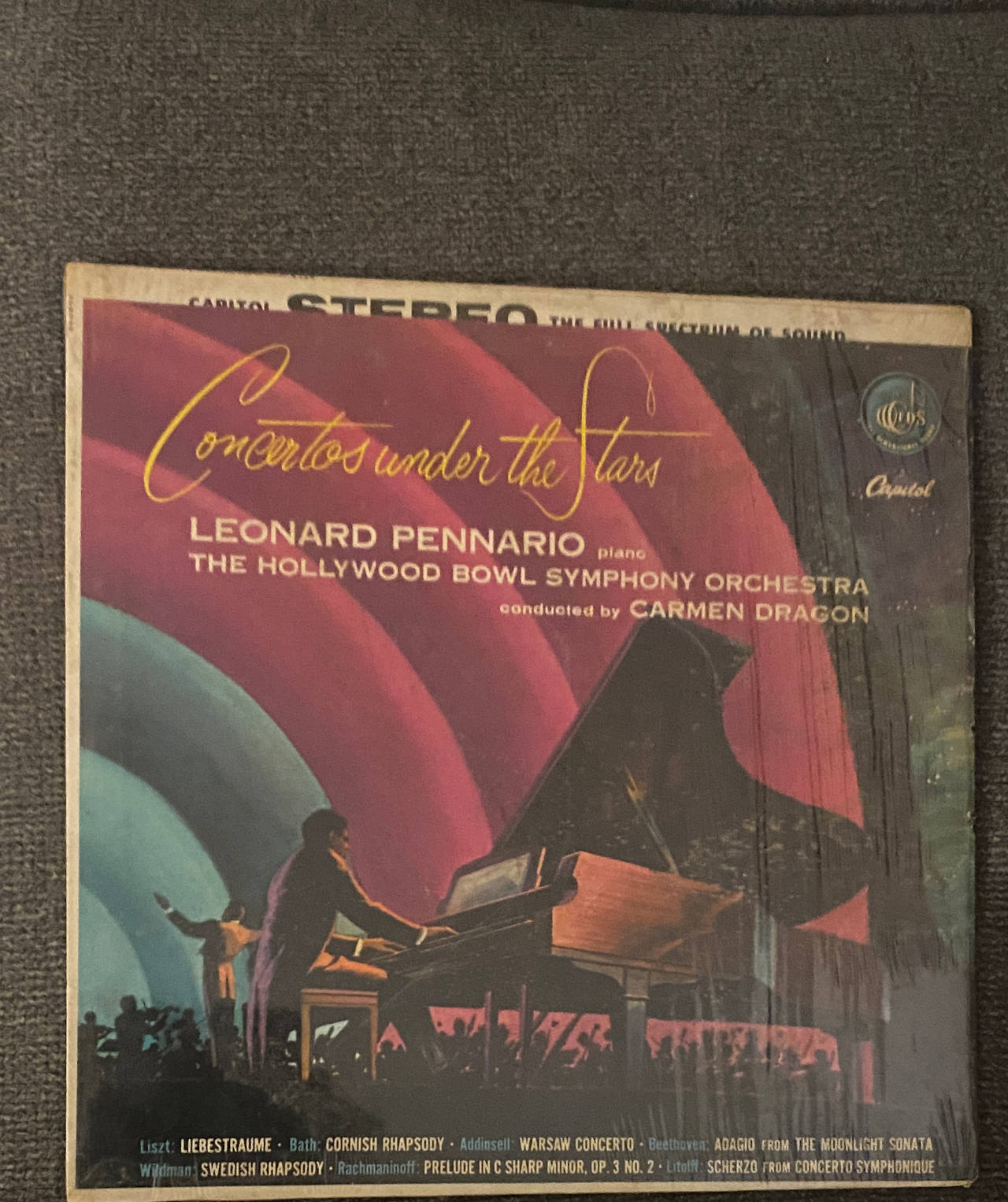 Concertos Under the Stars - Leonard Pennario Vinyl LP