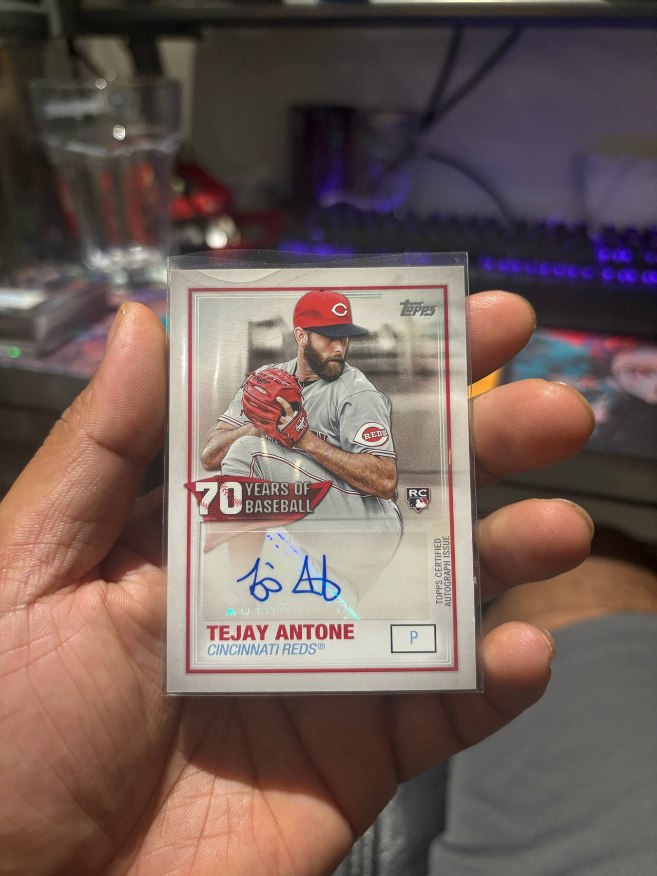 Topps 70 Years of Baseball Tejay Antone Autograph Rookie Card