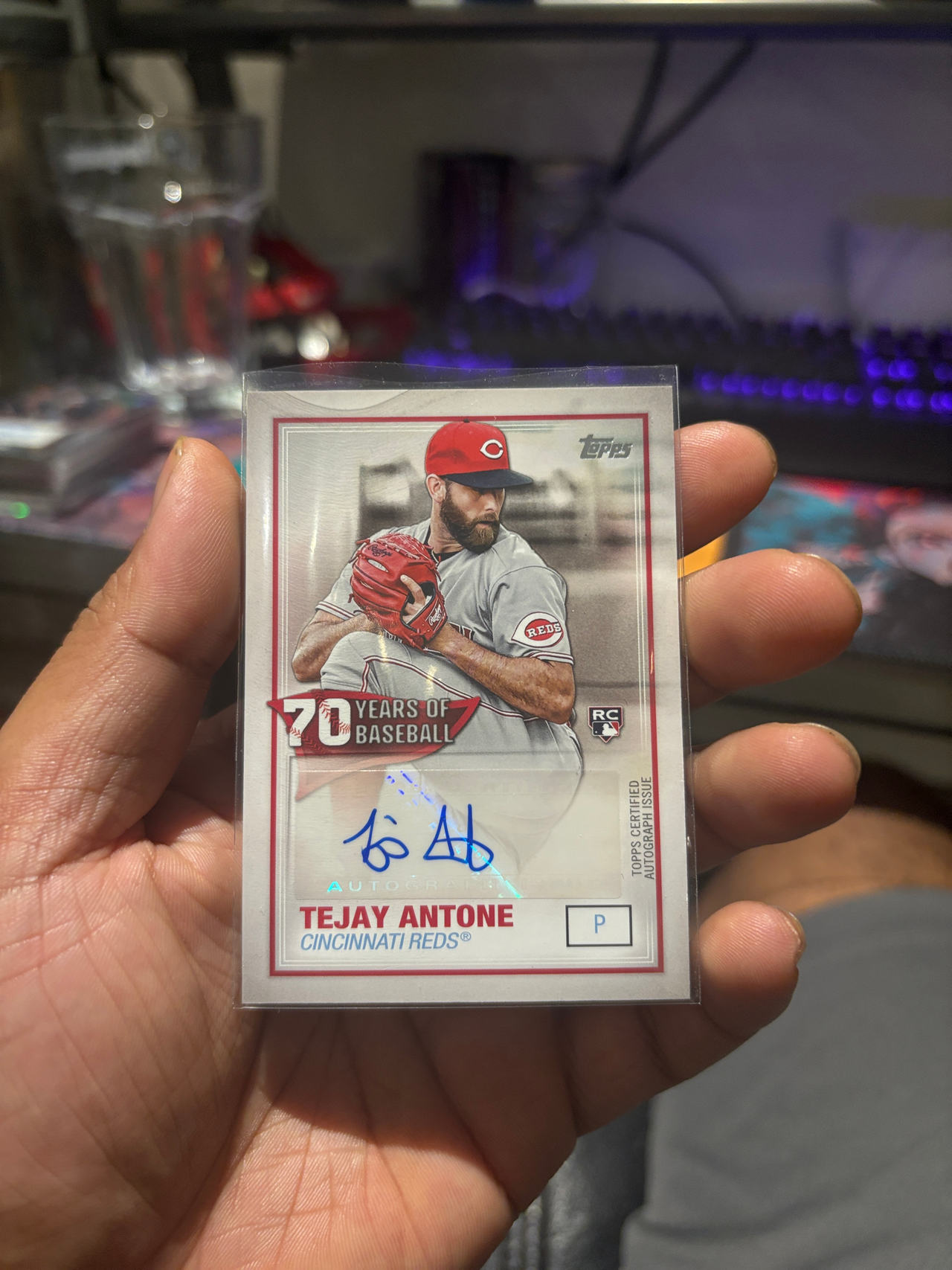 Topps 70 Years of Baseball Tejay Antone Autograph Rookie Card