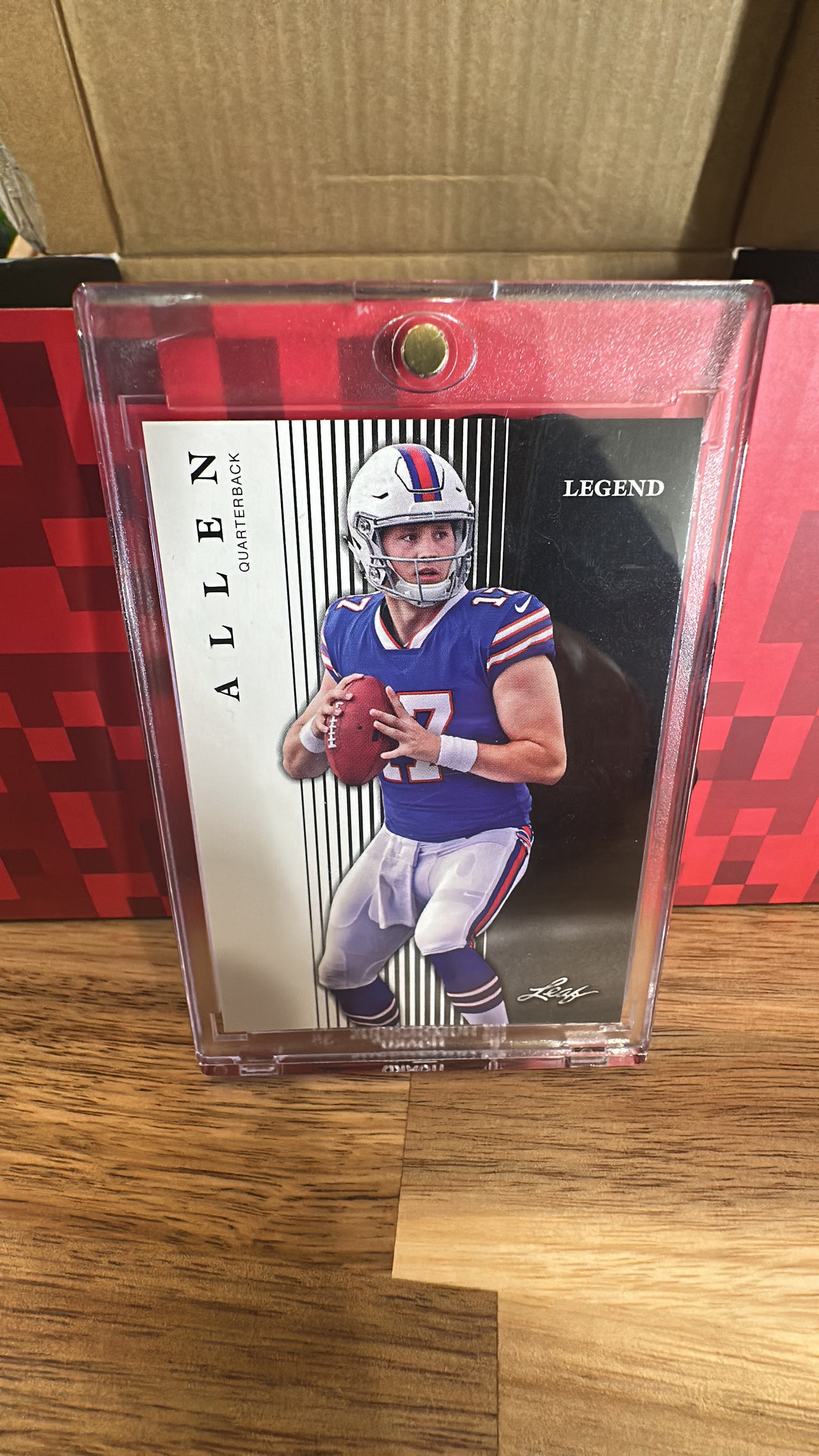 Josh Allen Leaf Legend Trading Card