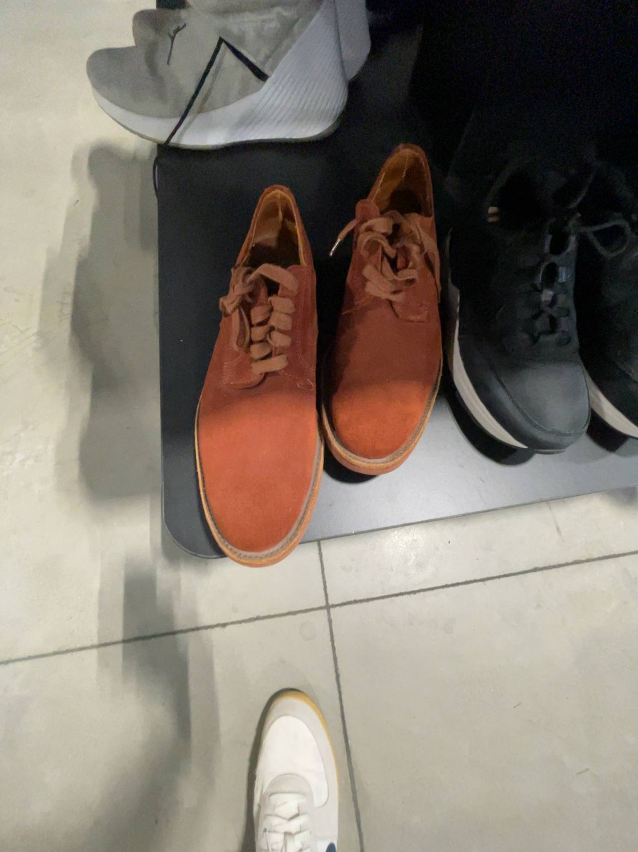 Walk-Over Brown Nubuck Suede Oxford Shoes Men's Size 9.5