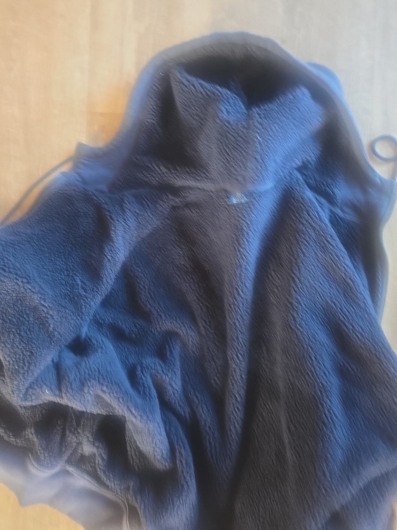 Navy Blue Fleece Lined Hoodie