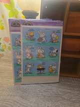 Vintage Hallmark Expressions Peanuts Snoopy Easter Stickers - Image 2