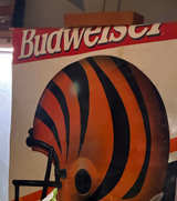 Vintage Budweiser Cincinnati Bengals Helmet Poster - Image 1