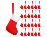 Seematn 50 Pcs Mini Christmas Stockings Small Christmas Stockings Bulk Xmas Tree - Image 1