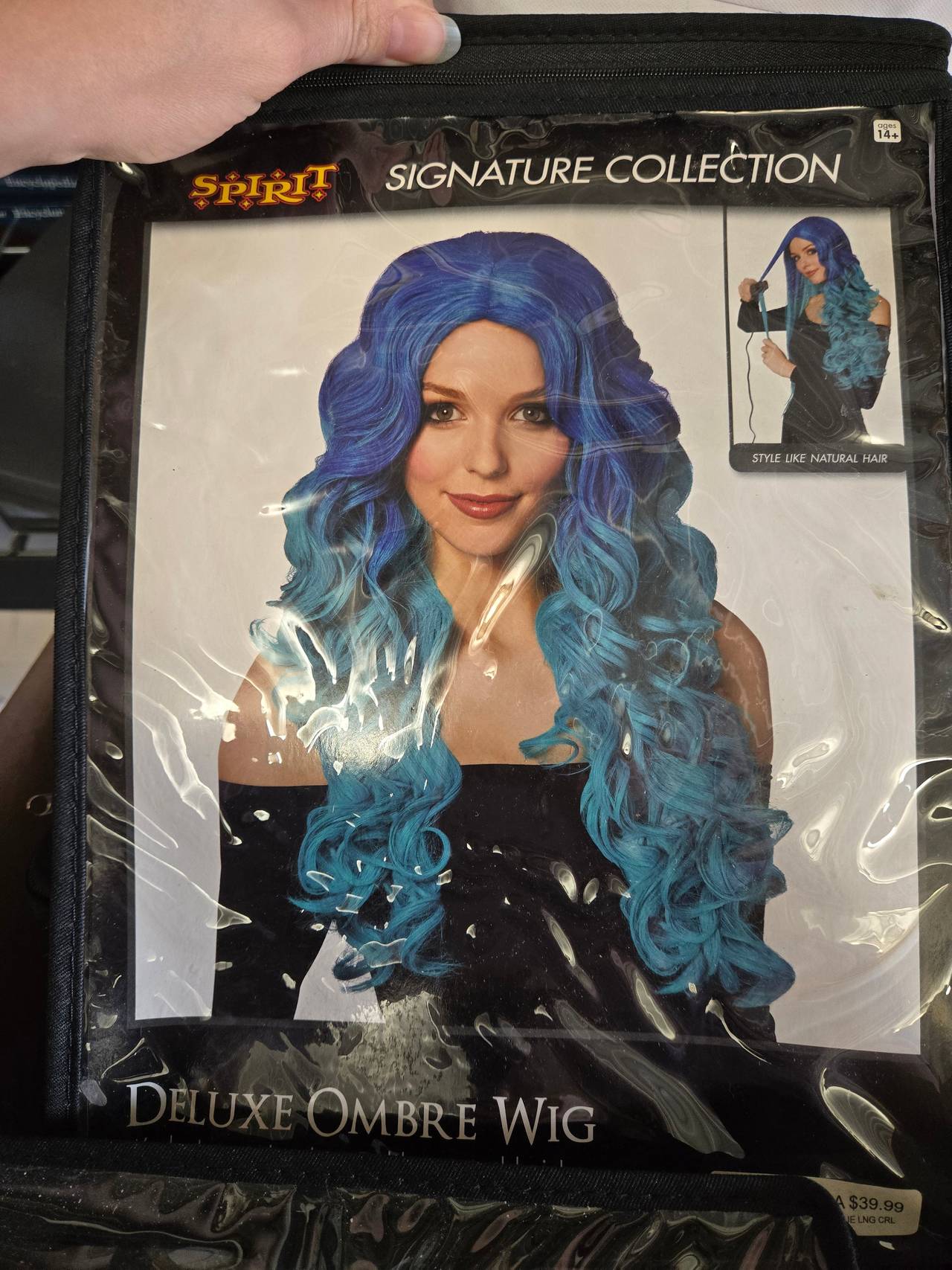 Spirit Halloween Signature Collection Deluxe Ombre Wig