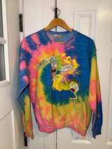 Rick and Morty Tie Dye Crewneck Sweatshirt size XS - Image 1