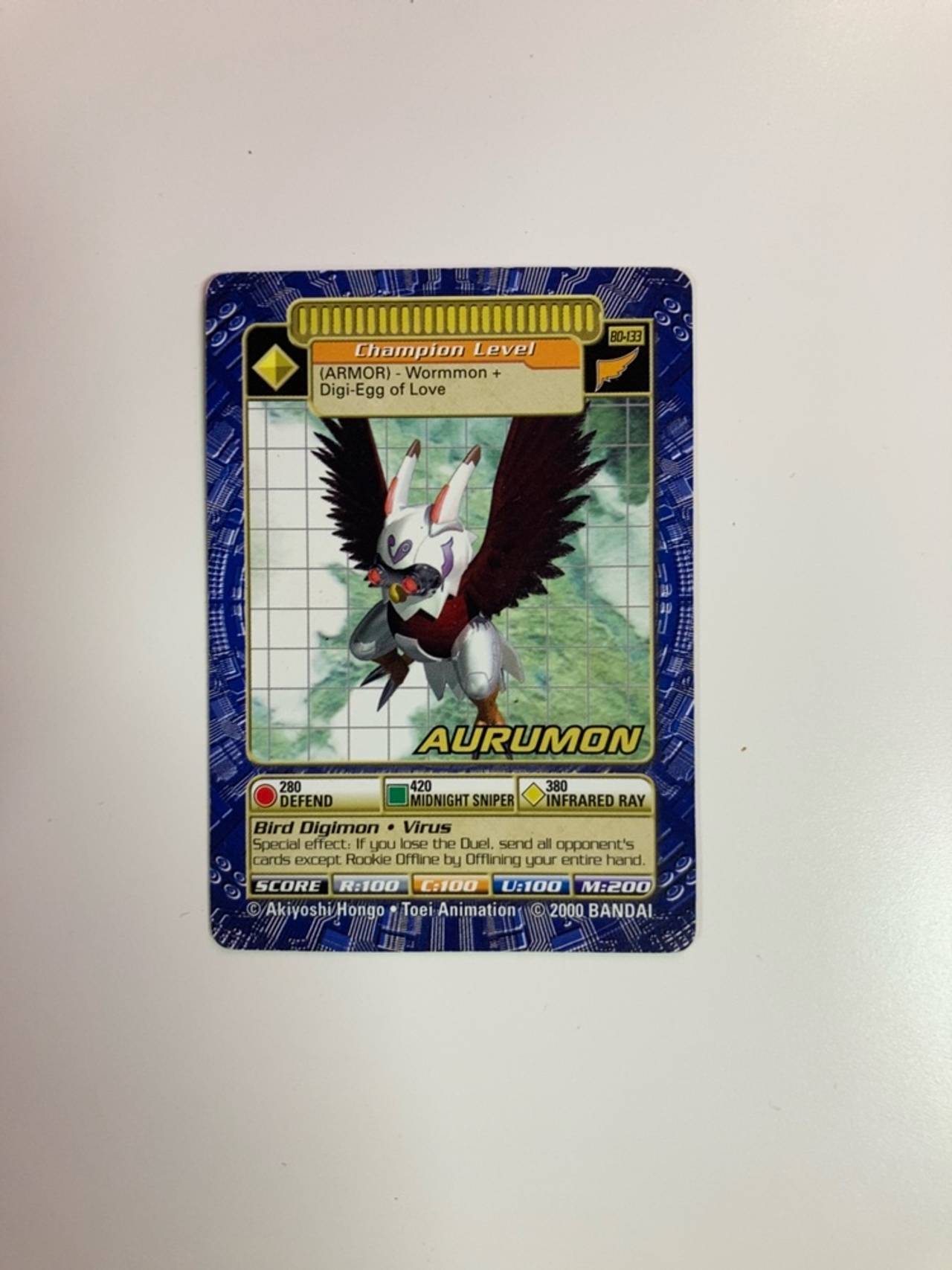 Bandai Digimon TCG Aurumon BO-133 Card